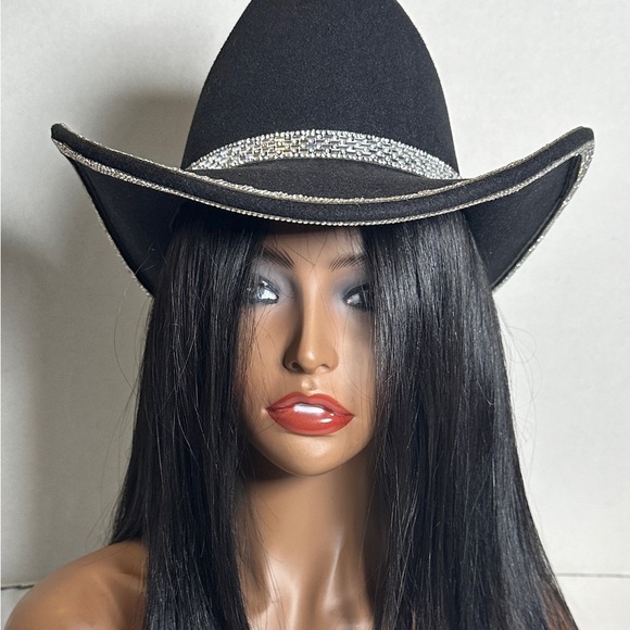 COPY - Western Rhinestone Black Cowboy Hat | Custom Made - Picture 5 of 6